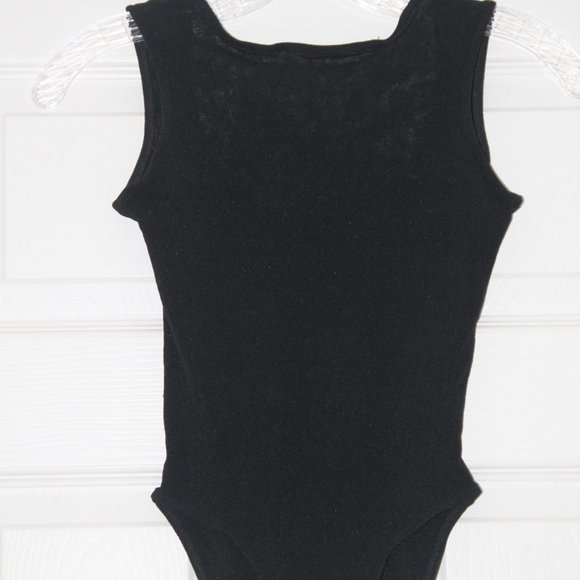 Only Hearts Helena Stuart NYC Black Mesh Nylon Stretchy Top Bodysuit M/L - Picture 2 of 8